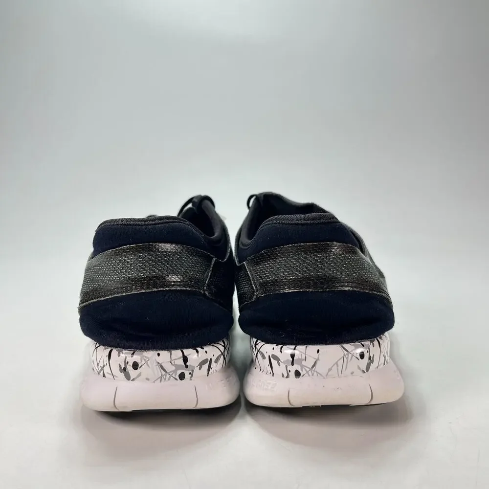 Nike Free 5.0 TR Fit 5 Black White Training Sneakers 704695-019 Women's Size 7.5